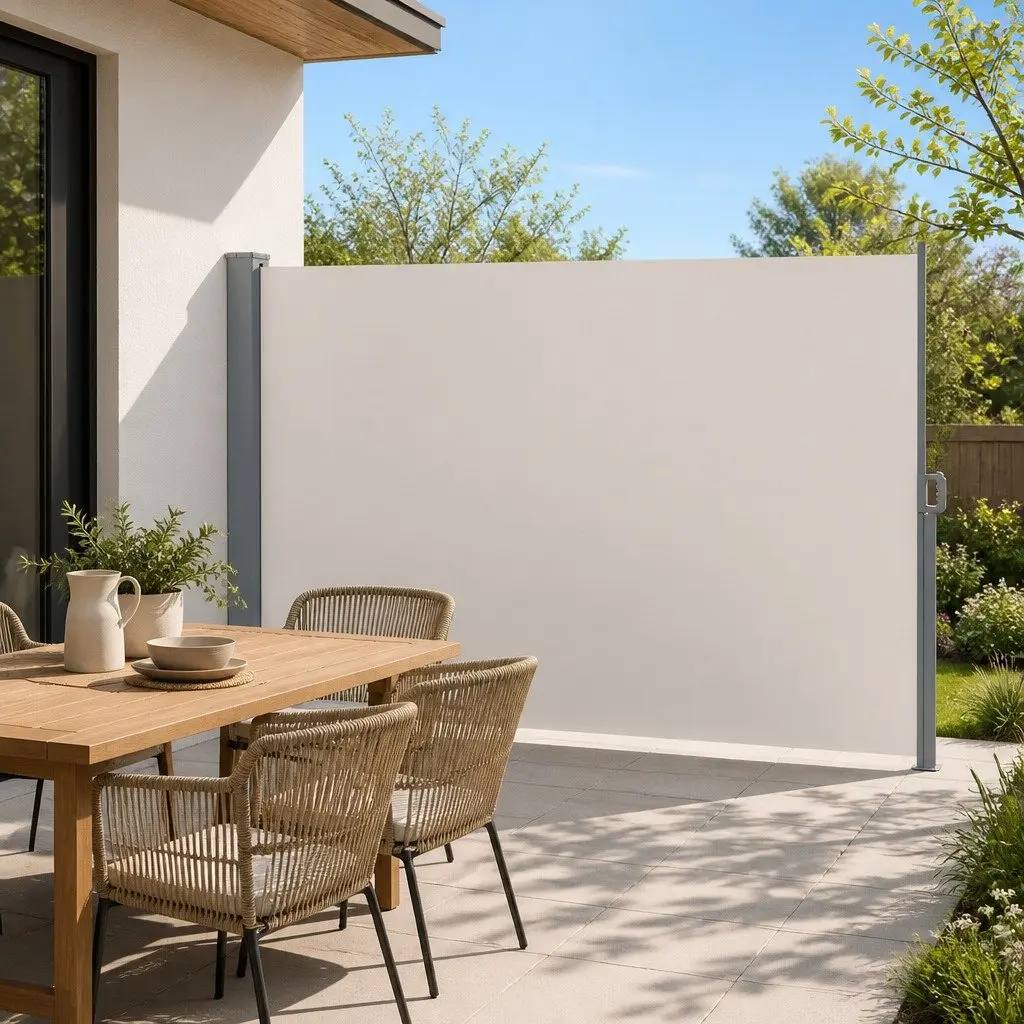 Retractable Side Awning 2m x 3m Cream