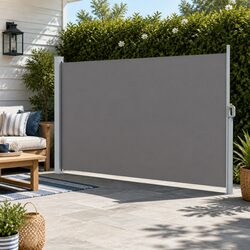 Premium Retractable Side Awning for Outdoor Spaces 2M x 3M Grey