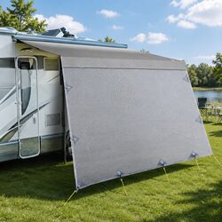 Durable 18ft Caravan RV Awning Fabric & Privacy Screen