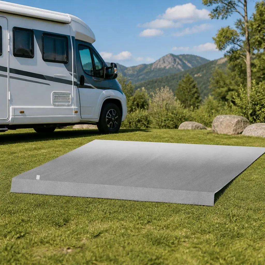 13ft Caravan Awning Fabric 3.65M x 2.42M Grey