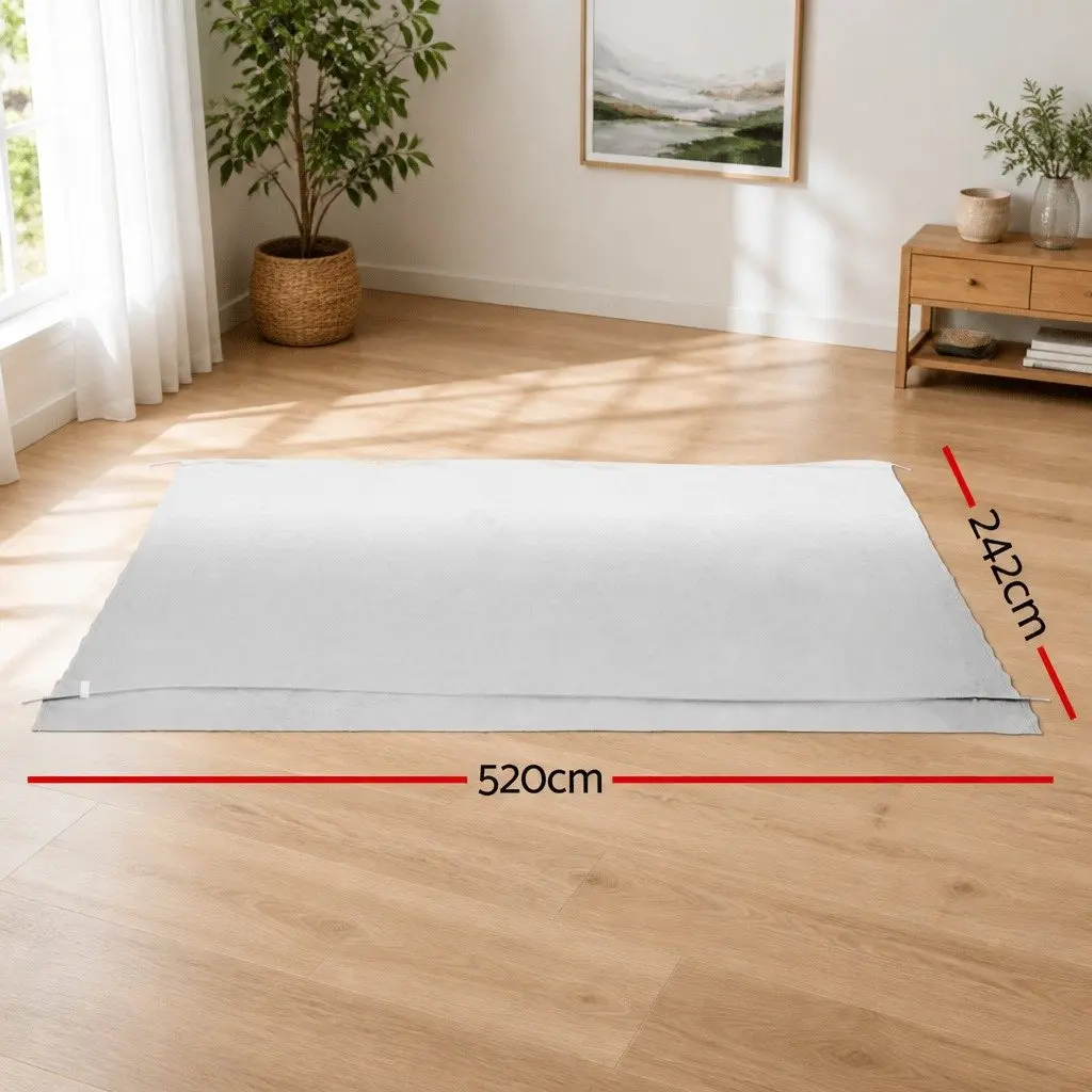 18ft Caravan Awning Fabric Replacement Grey