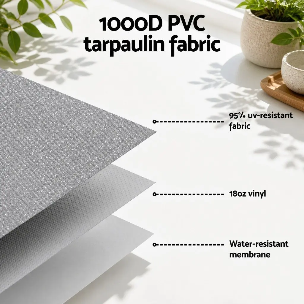 18ft Caravan Awning Fabric Replacement Grey