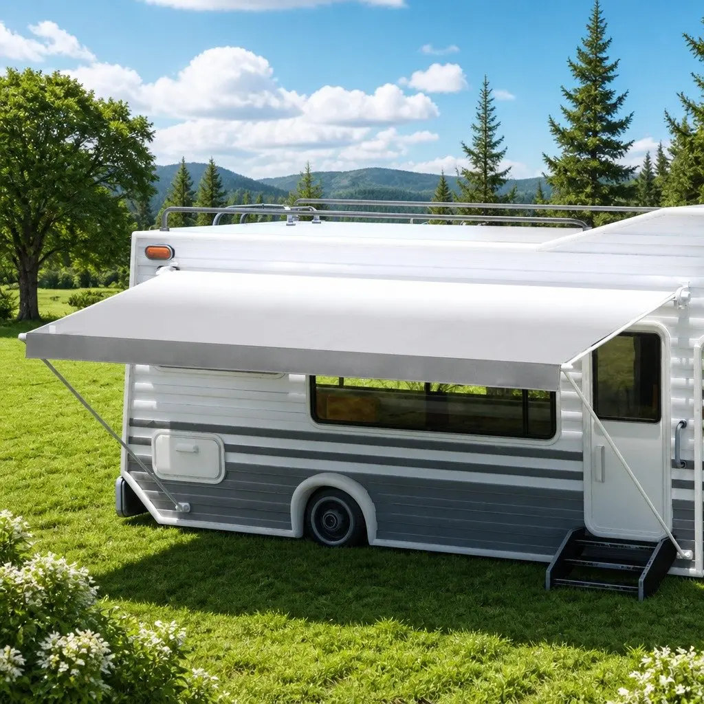 18ft Caravan Awning Fabric Replacement Grey