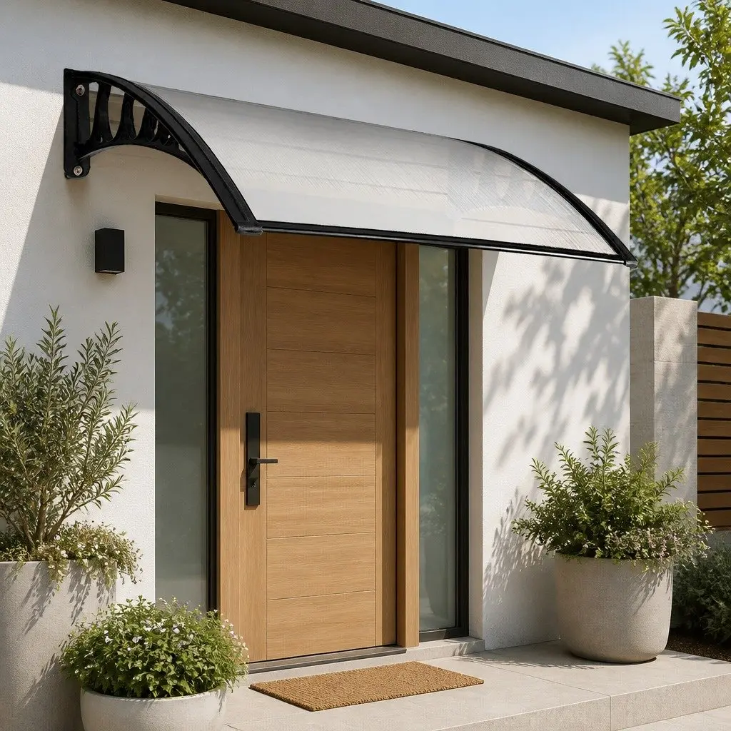 1m x 3m Window Door Awning with Durable PC Panel
