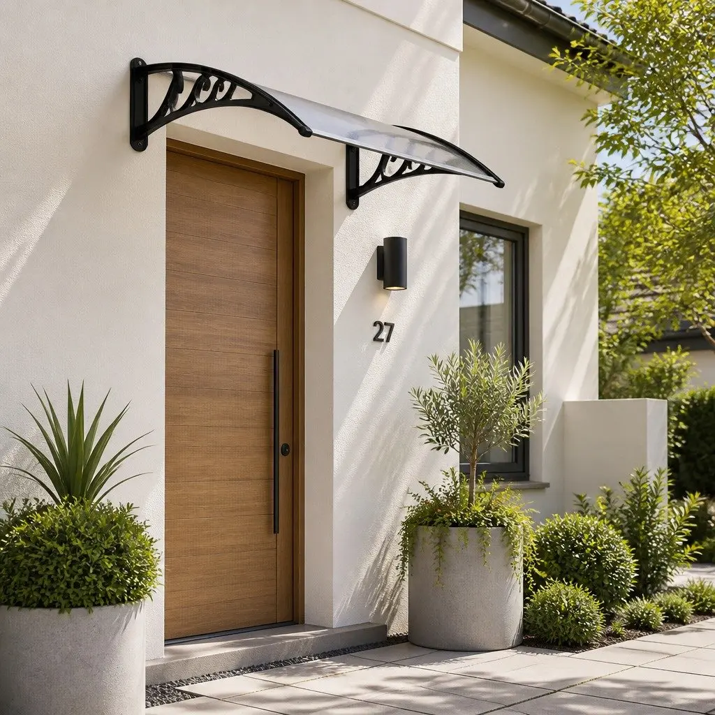 1m x 3m Window Door Awning with Durable PC Panel
