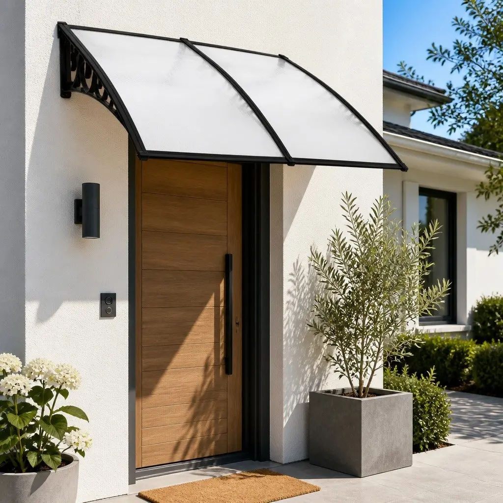 1m x 3m Window Door Awning with Durable PC Panel