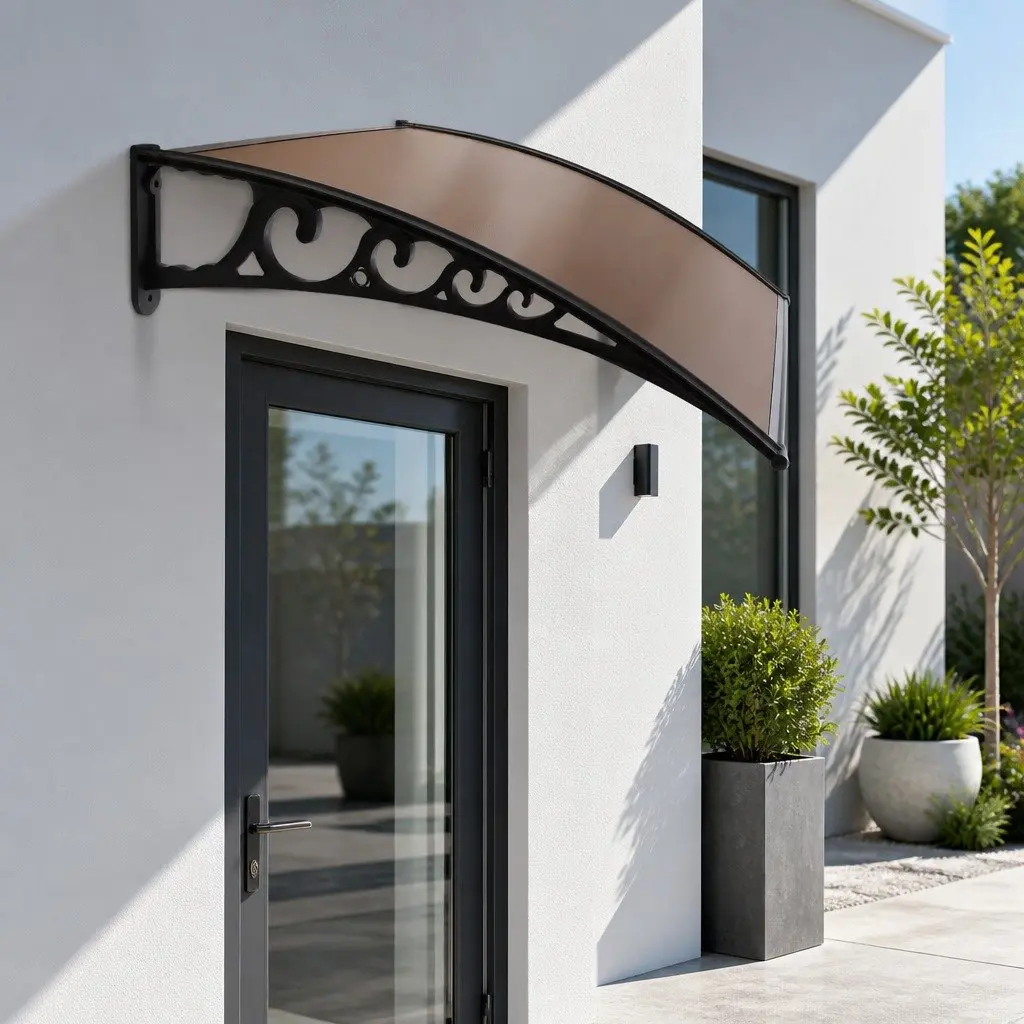 Window Door Awning 1m x 1.2m Outdoor Canopy