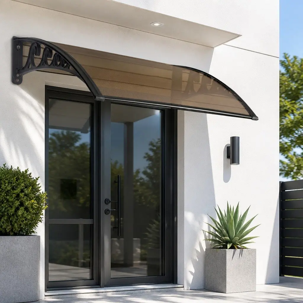 Window Door Awning 1m x 1.2m Outdoor Canopy