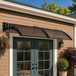 Durable 1m x 2.4m Window Door Awning with Modern Design