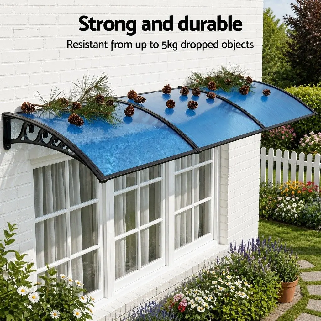 Awning PC Panel 1m x 3m Blue Canopy