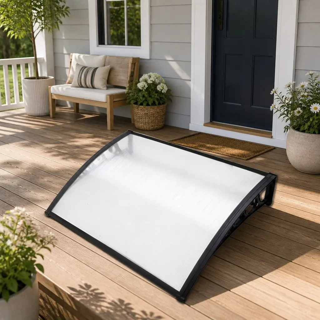 1mx1.2m Transparent PC Awning for Doors and Windows