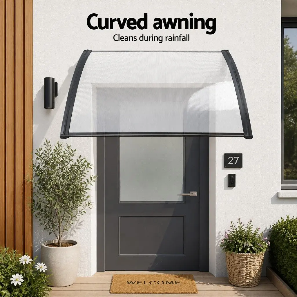 1m x 1.5m PC Panel Awning for Weather Protection