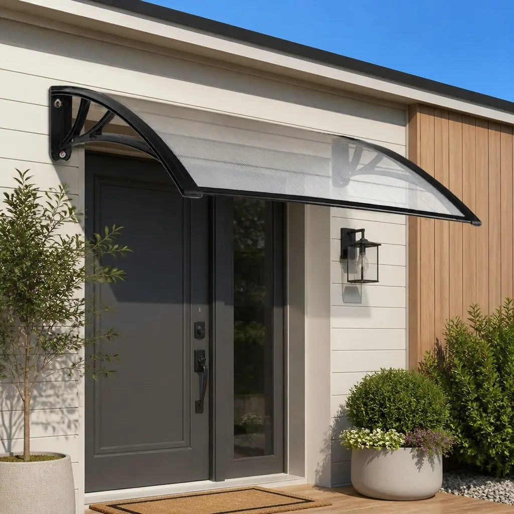 1m x 1.5m PC Panel Awning for Weather Protection