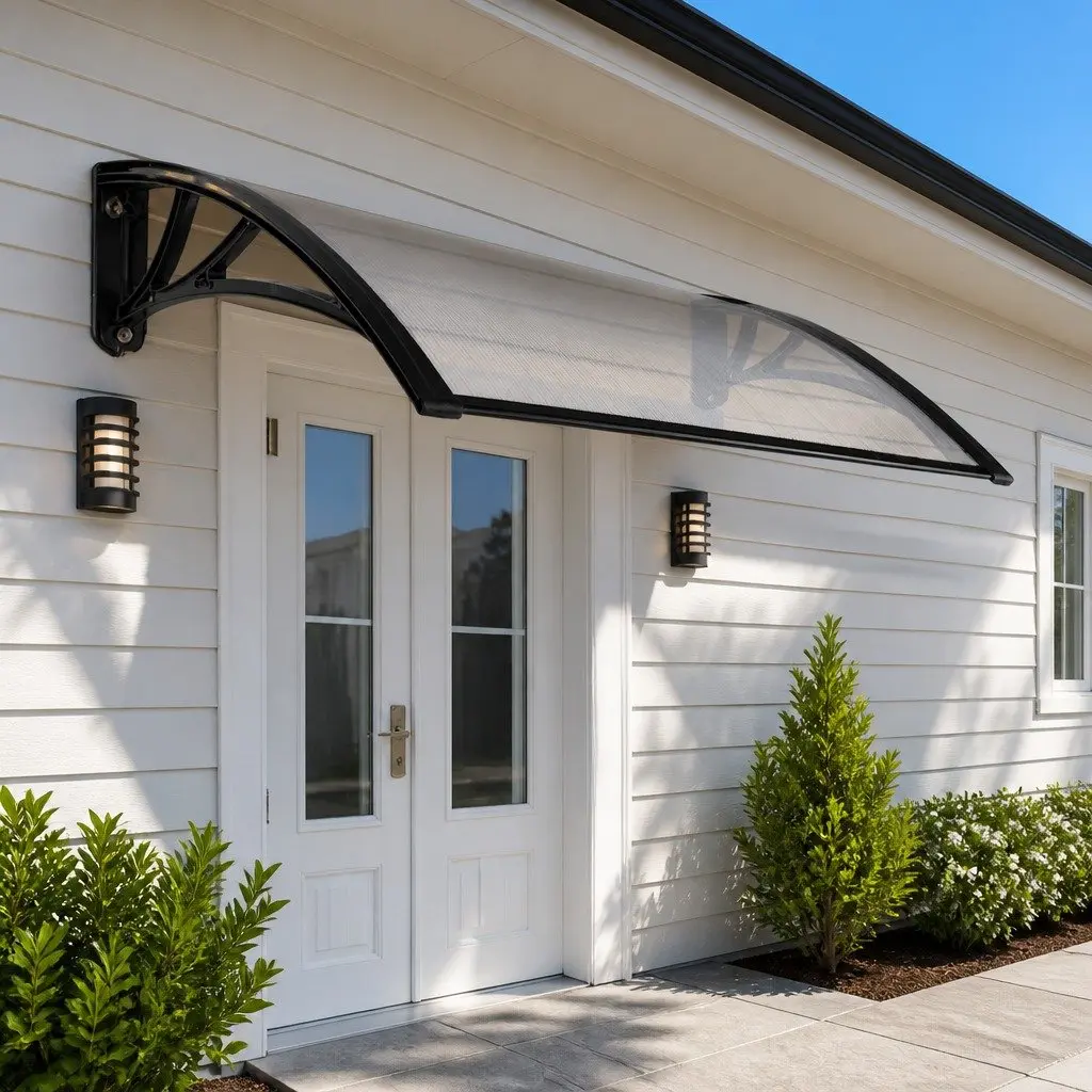 Window and Door Awning 1m x 4m Clear Panel