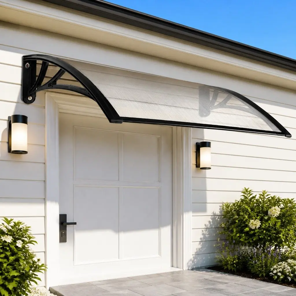 Window and Door Awning 1m x 4m Clear Panel