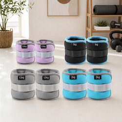 Durable Ankle Wrist Weights Set 4 Pairs for Home Fitness