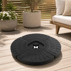 Sturdy 4-Plate Outdoor Umbrella Base Stand 48cm