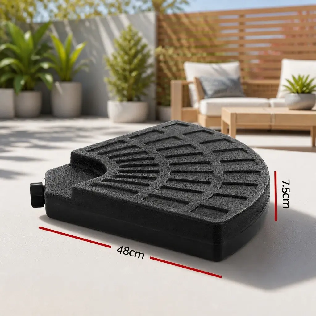 4-Plate Outdoor Umbrella Base Stand 48cm