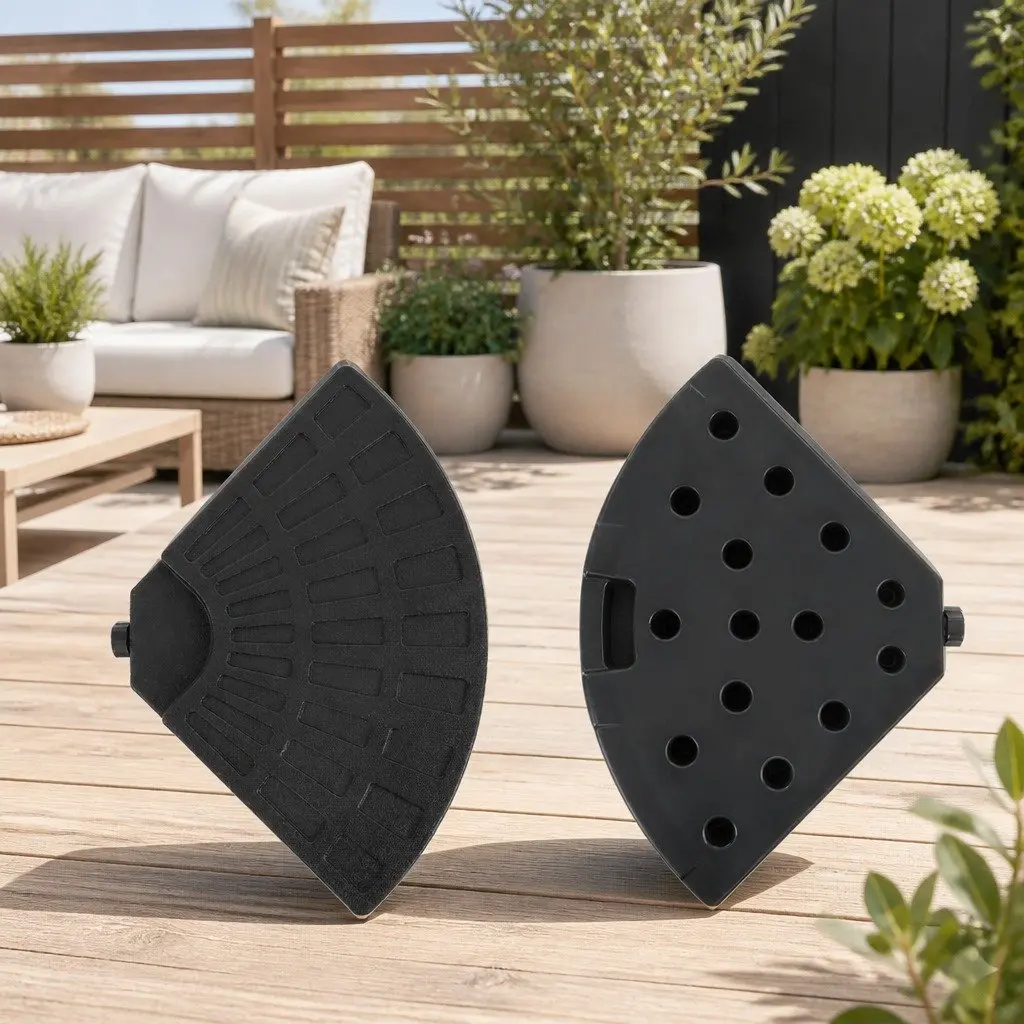 4-Plate Outdoor Umbrella Base Stand 48cm