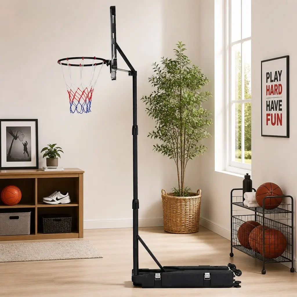 Adjustable Portable Basketball Hoop System