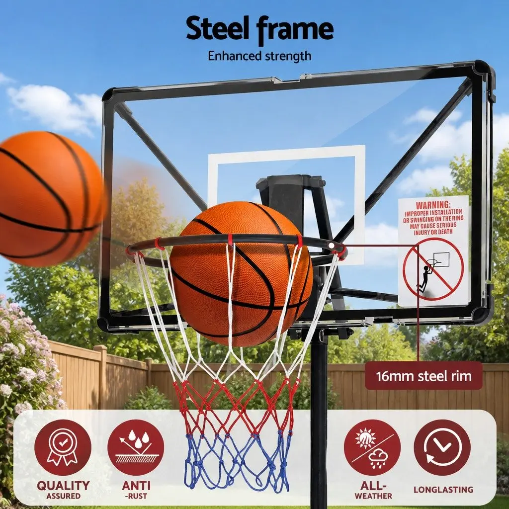 Adjustable Portable Basketball Hoop System