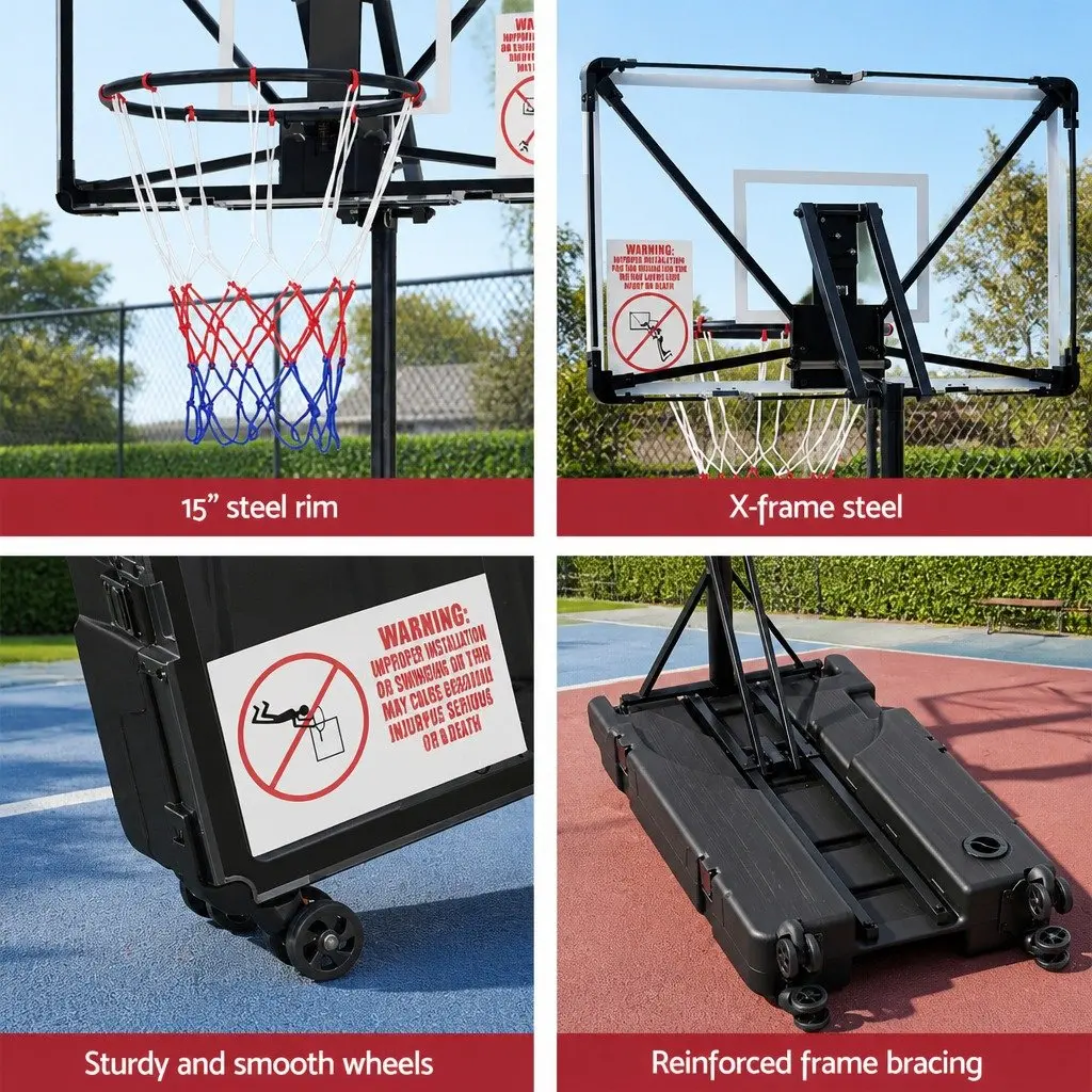 Adjustable Portable Basketball Hoop System
