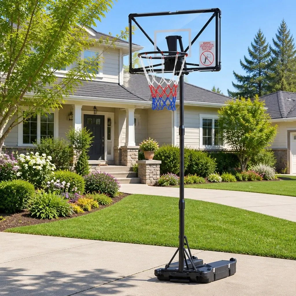Adjustable Portable Basketball Hoop System