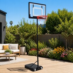 Durable Adjustable Basketball Hoop Stand for All Ages