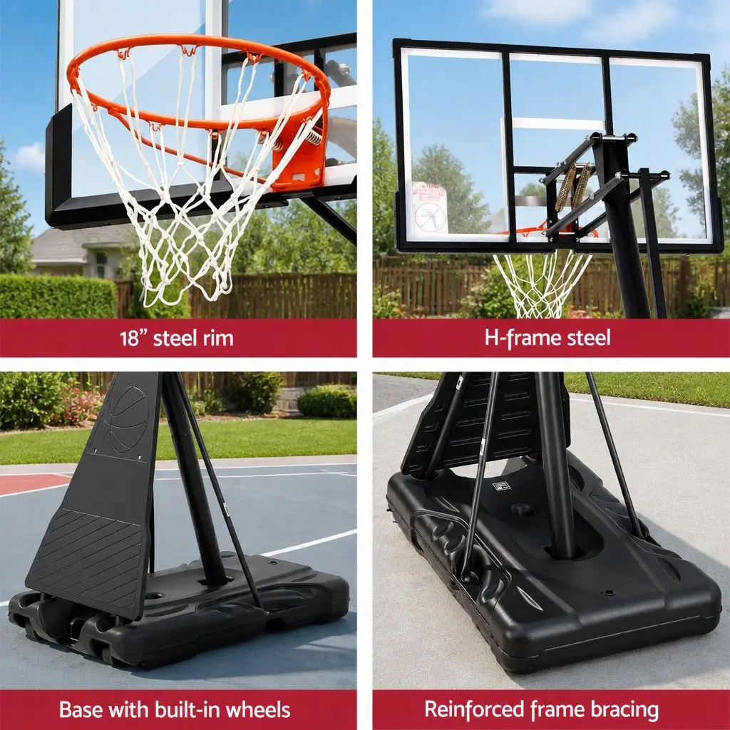 Portable Basketball Hoop Stand 3.05M Adjustable
