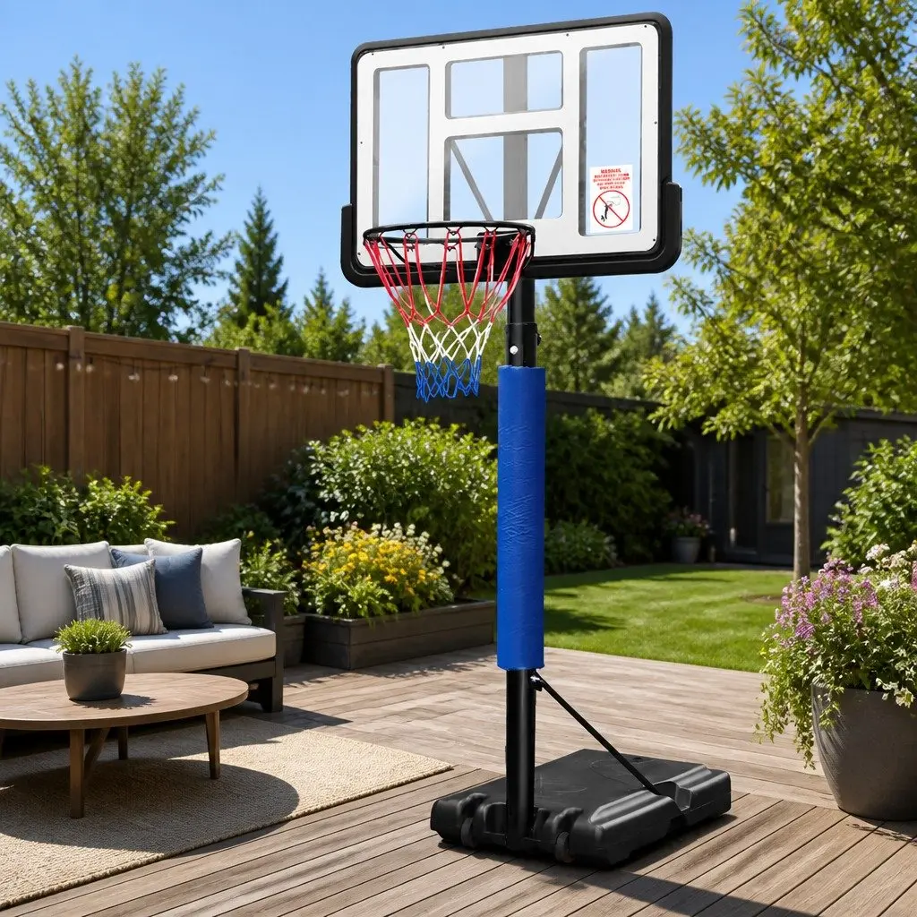 Adjustable Portable Basketball Hoop Stand 2.45m to 3.05m