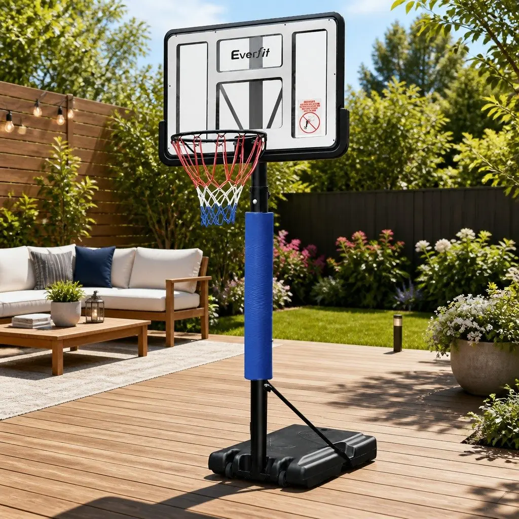 Adjustable Portable Basketball Hoop Stand 2.45m to 3.05m