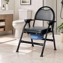 Premium Shower Toilet Commode Chair for Safety