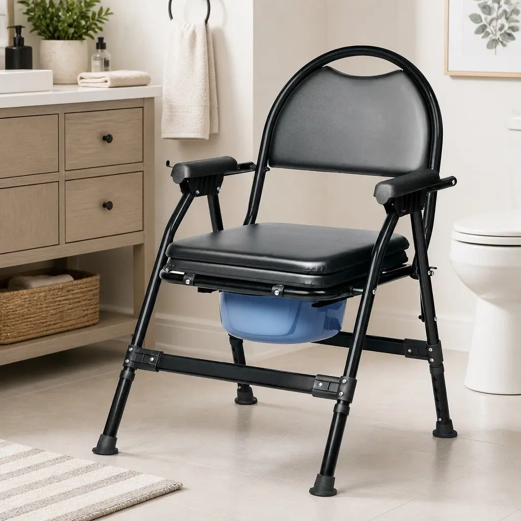 Shower Toilet Commode Chair for Safety
