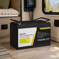 High-Performance 12V 100Ah Lithium LiFePO4 Deep Cycle Battery