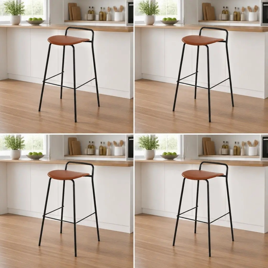 Set of 4 Bar Stools for Kitchen or Dining