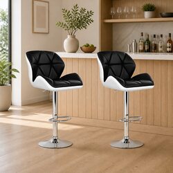 Premium Adjustable Bar Stools with 360 Swivel Design