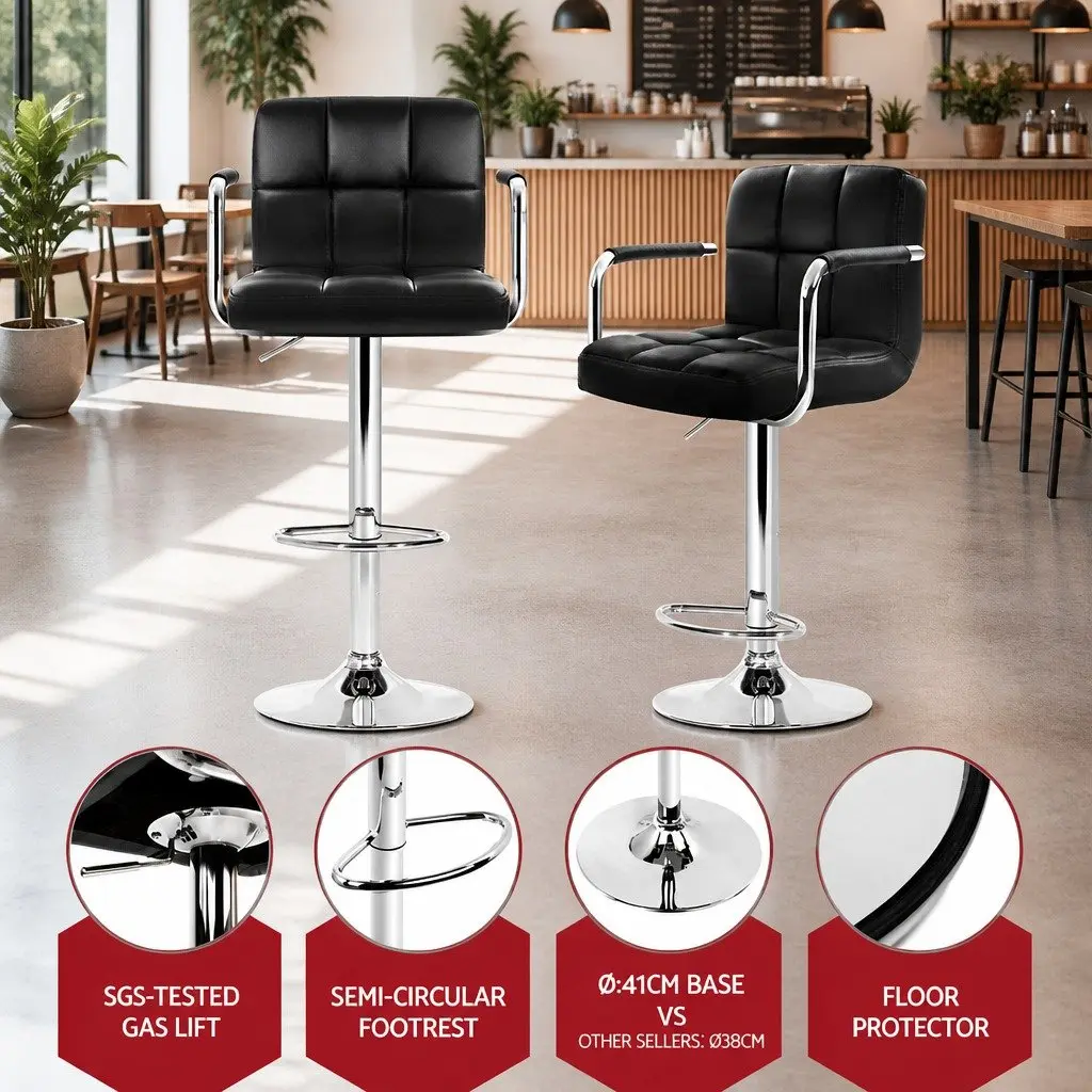 Adjustable Bar Table and Stools Set
