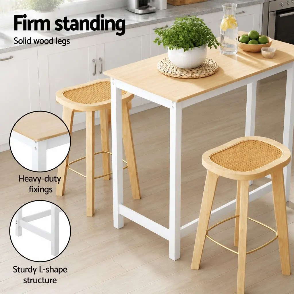 Bar Table and Stool Set for Dining and Cafe
