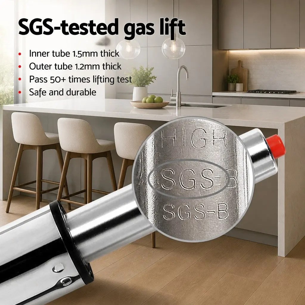 Adjustable Height White Bar Stool with Swivel Seat
