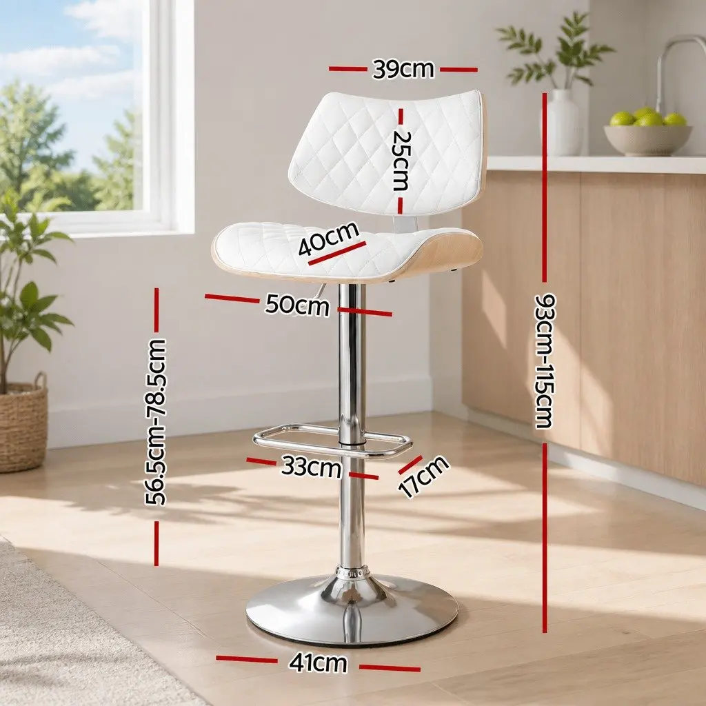 Bar Stools with Adjustable Height and Swivel Seat