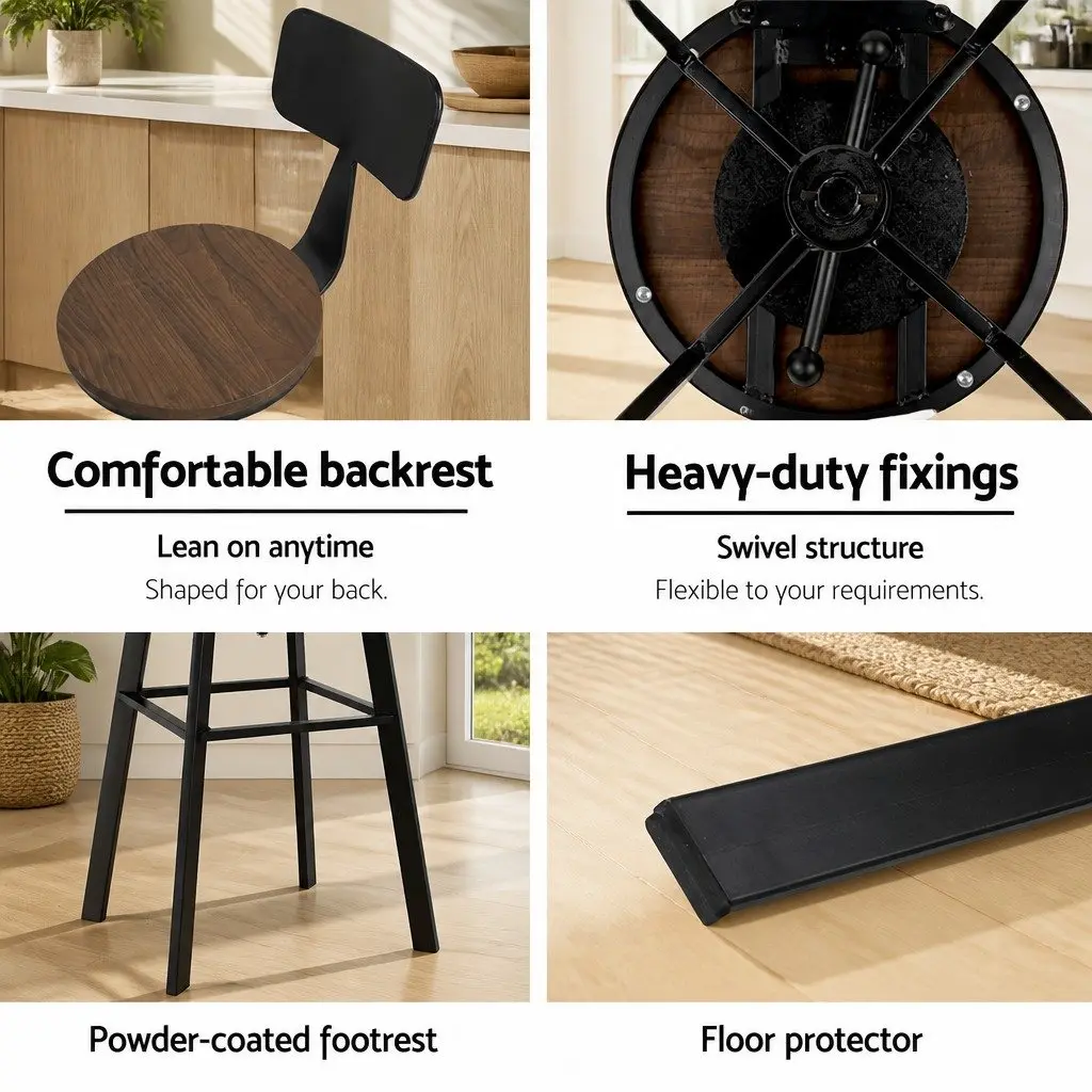 Adjustable Bar Stools with Swivel Seats