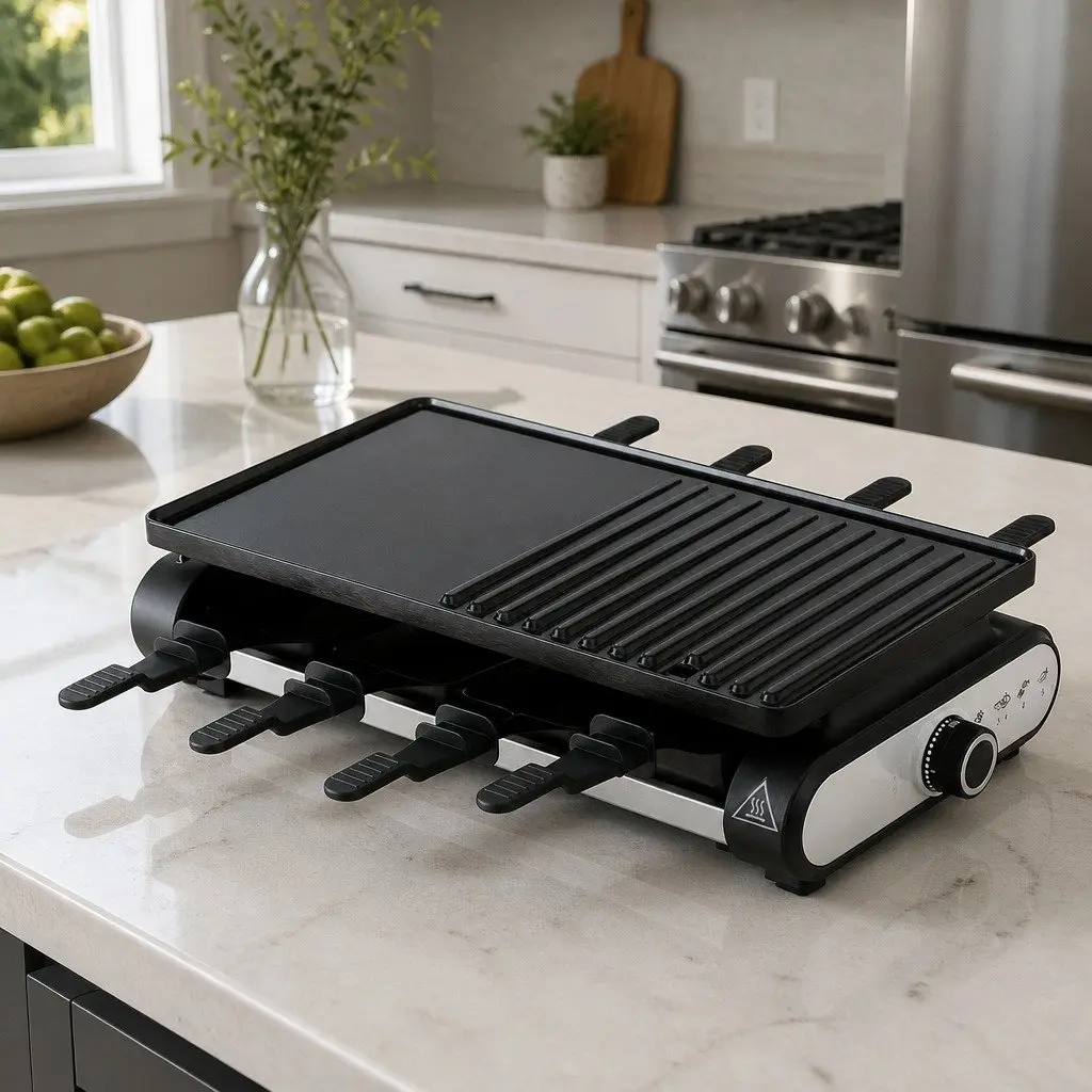 1400W Smokeless Electric BBQ Grill with 7 Pans