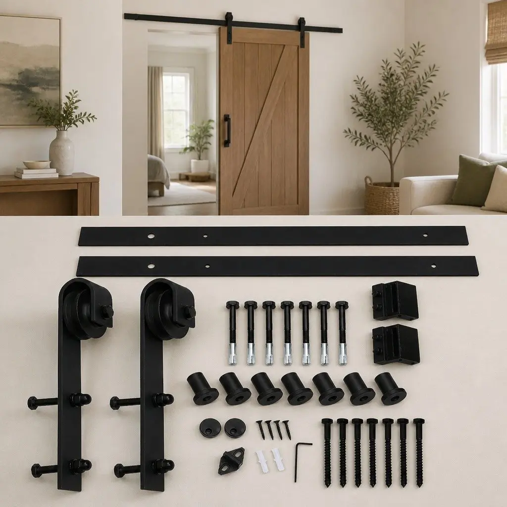 Sliding Barn Door Track Kit for Interiors