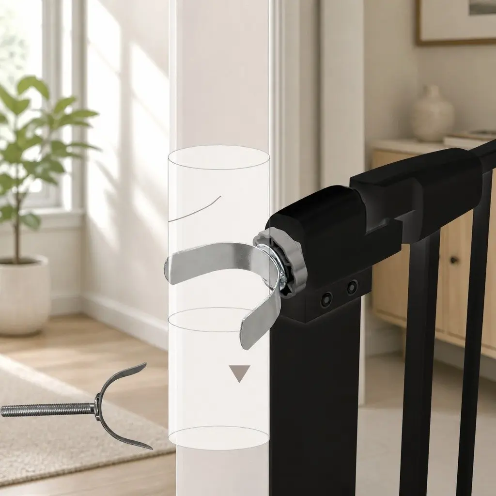 U-Style Wall Adaptor for Pressure Mounted Safety Gate Only