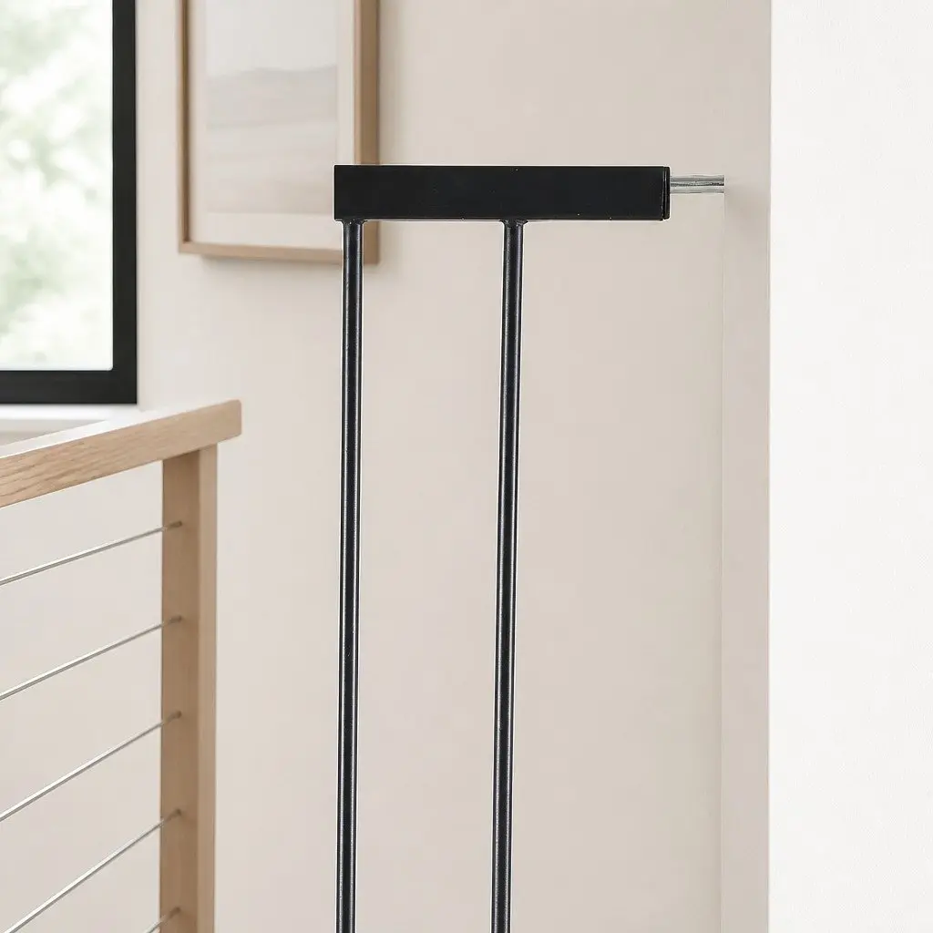 Black Extension Panel 10cm Wide Only for Pressure Mounted Safety Gate