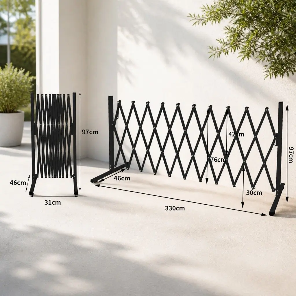 Aluminium Expandable Safety Barrier Gate for Worksites