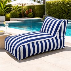 L-Shape Outdoor Bean Bag Chair for Comfort and Durability