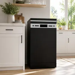 Freestanding Black Dishwasher with 10 Place Settings