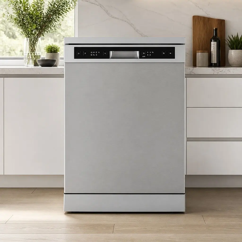 Freestanding Dishwasher Stainless Steel 60cm Silver 14 Place Settings