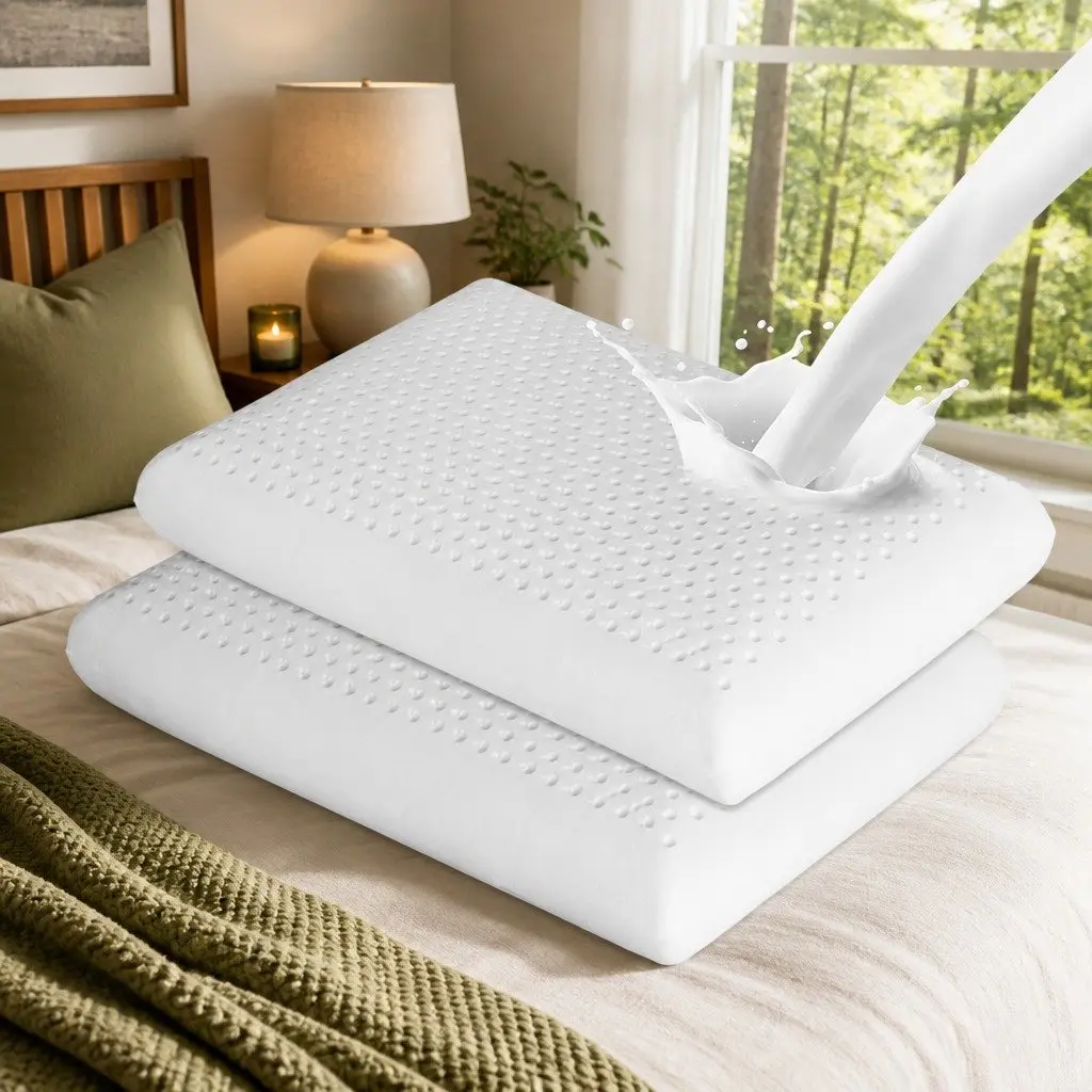Natural Latex Pillows with Removable Covers